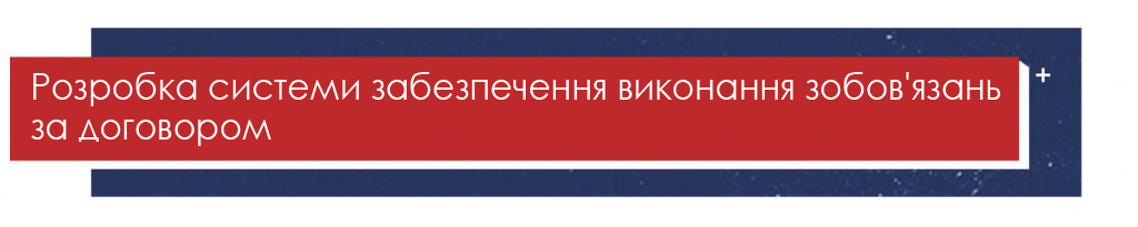 Розробка системи забезпечення виконання зобов'язань за договором Розробка системи забезпечення виконання зобов'язань за договором